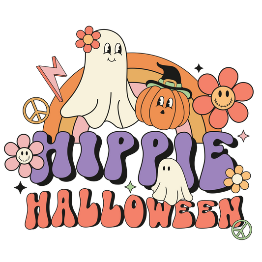 Hippie Halloween T-Shirt Transfer
