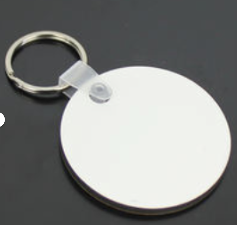Round Sublimation Keychain