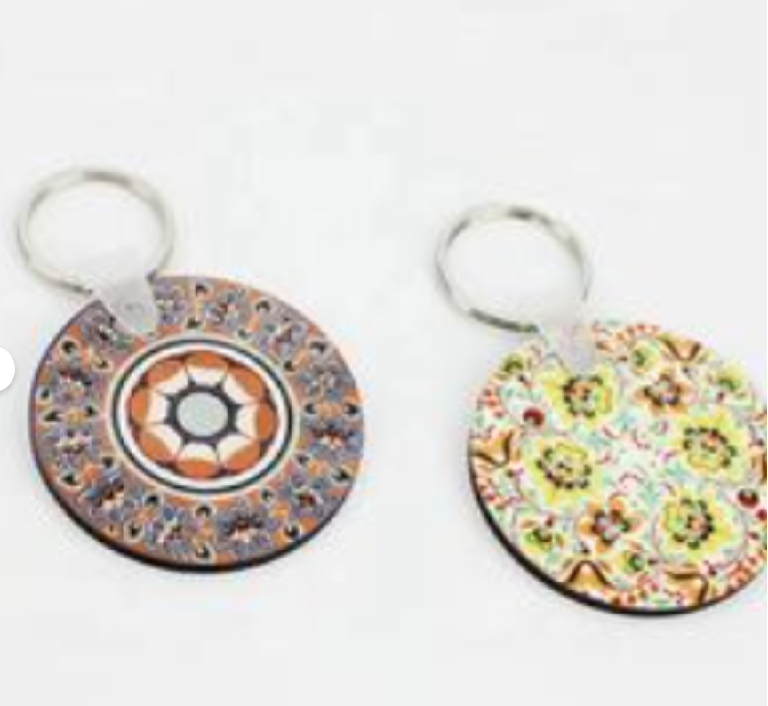 Round Sublimation Keychain