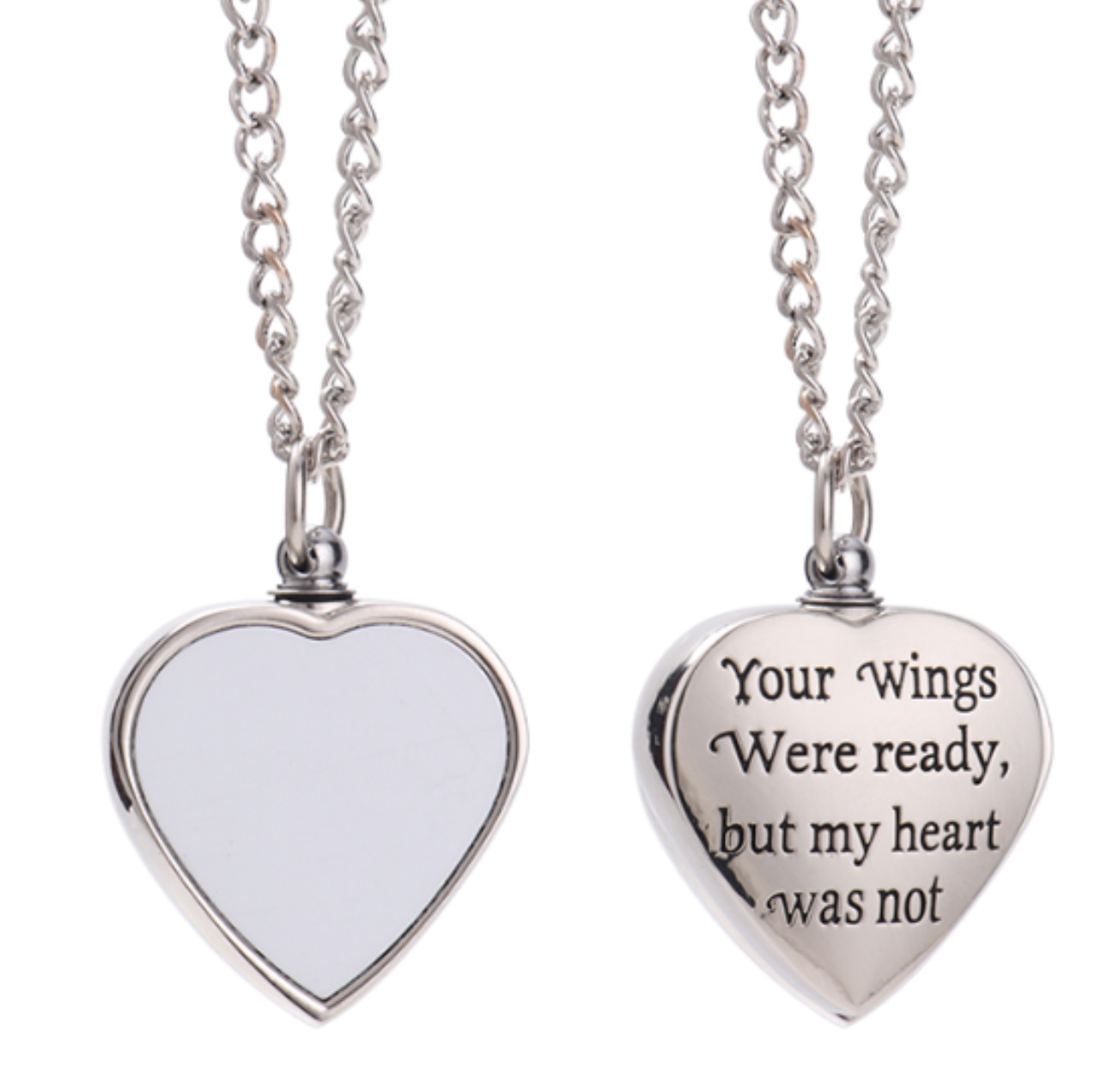 Sublimation Urn Heart Necklace