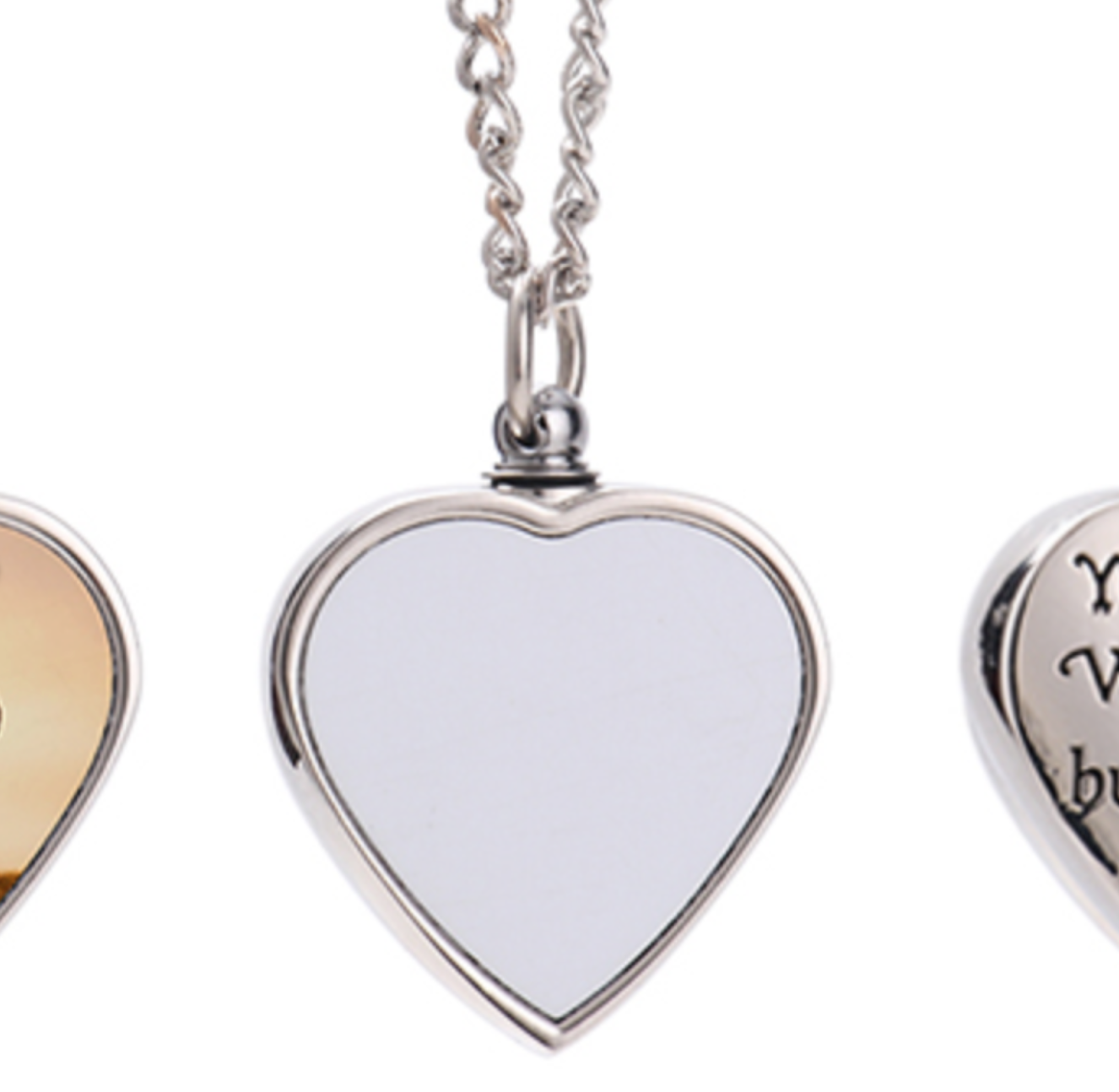 Sublimation Urn Heart Necklace