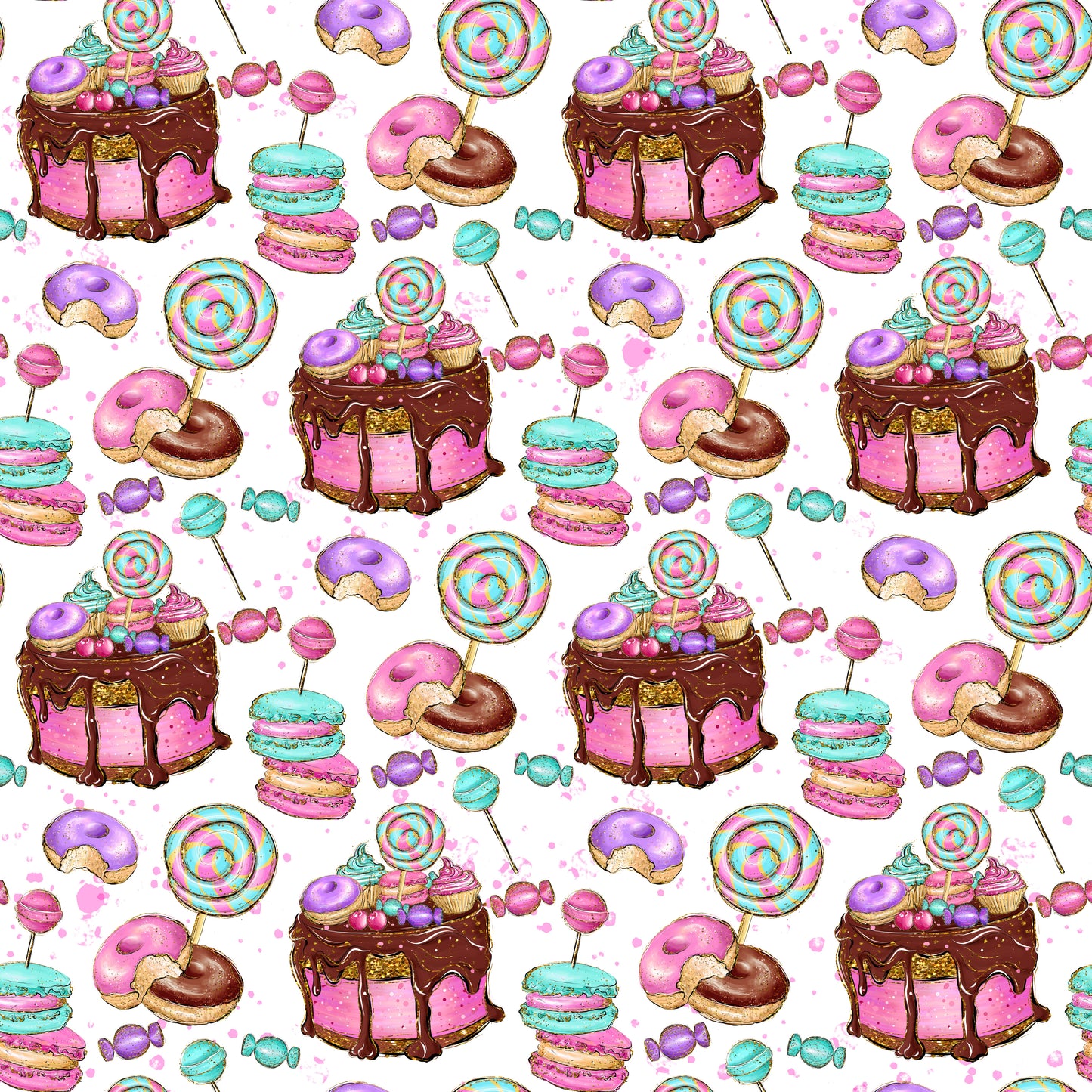 Sweet Treats-12x12 Adhesive Vinyl