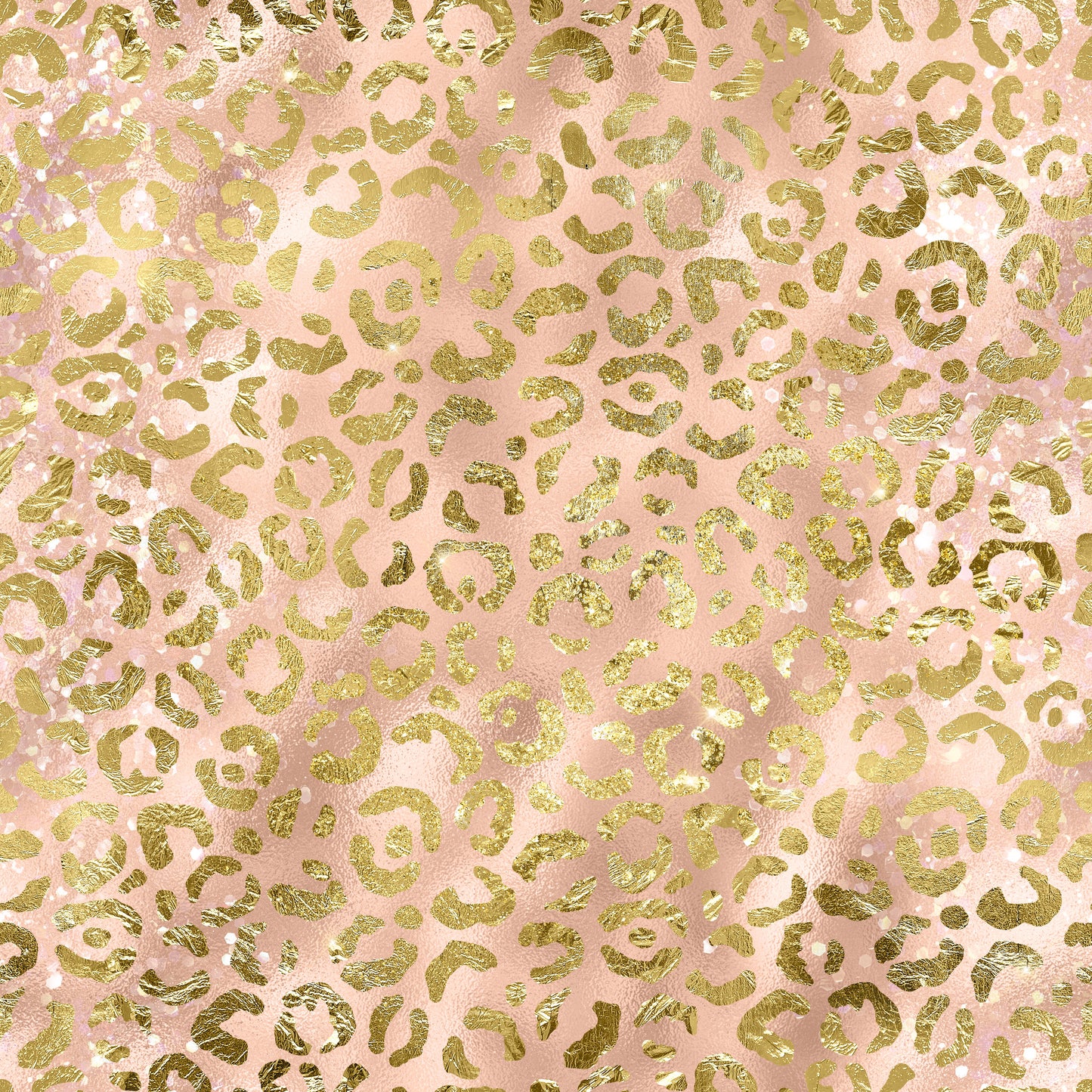 Glam It up Rose Gold Leopard -12x12 Adhesive Vinyl
