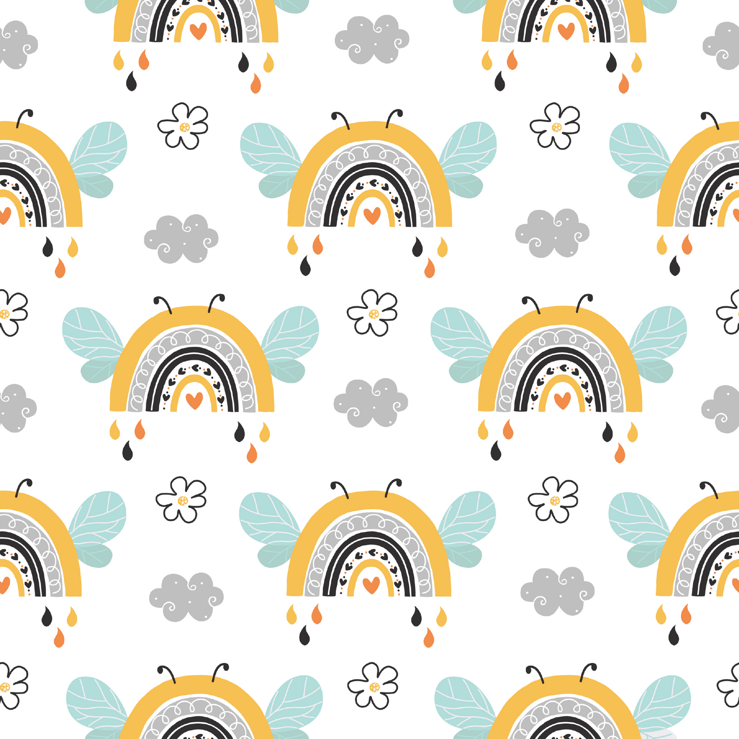 Bees-12x12 Adhesive Vinyl