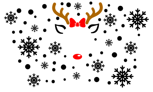 Reindeer  -Cold Cup Wrap