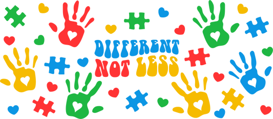Autism Different Not Less- Libby Cup Wrap
