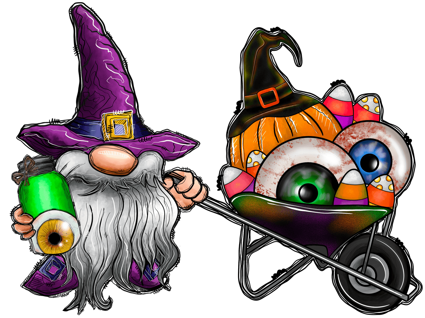 Halloween Gnome T-Shirt Transfer