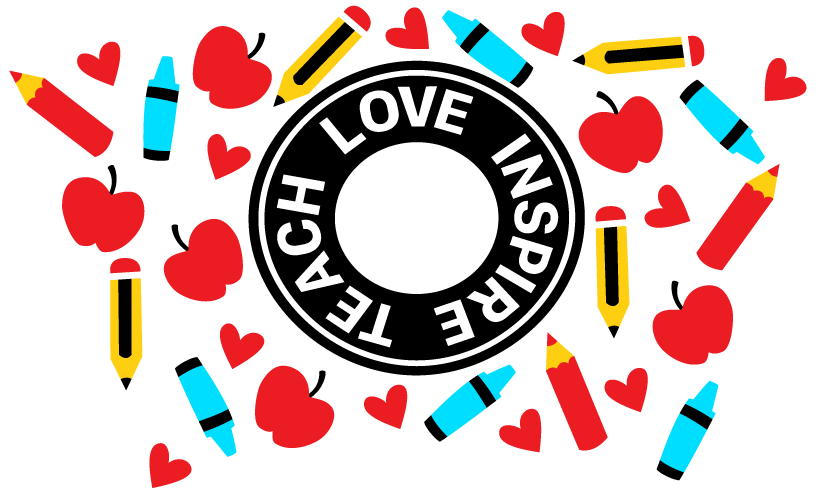 Teacher Love Inspire- Cold Cup Wrap