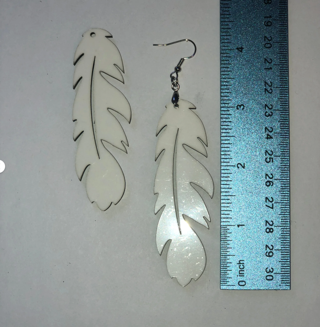 Feather Sublimation Blank Earrings