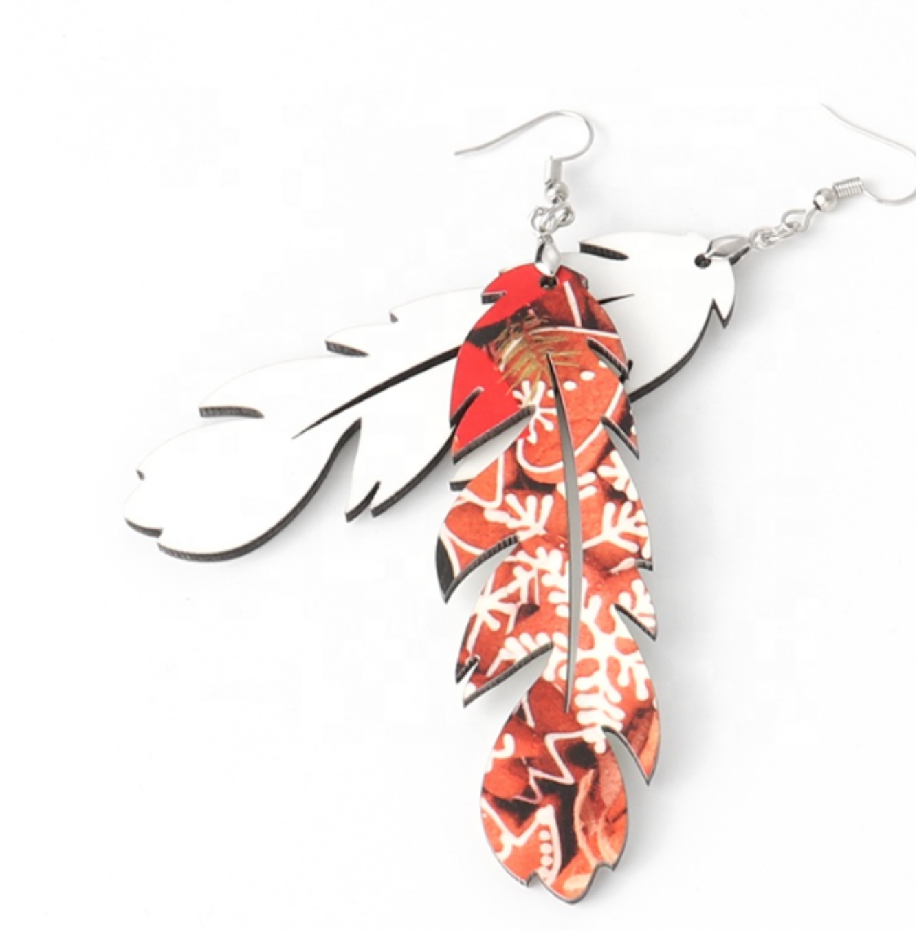 Feather Sublimation Blank Earrings