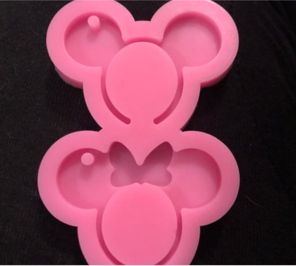 Mickey/Minnie Double silicon resin mold