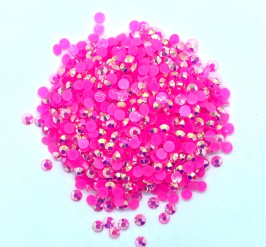 AB Jelly Soft Purple Flat Back Rhinestones - Bag 1.2 oz / 5.000 pcs