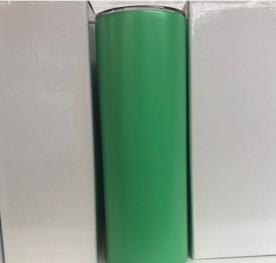 Glow in the Dark Green Sublimation Tumblers
