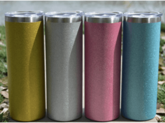 20 oz Sublimation Rough Glitter  Tumblers