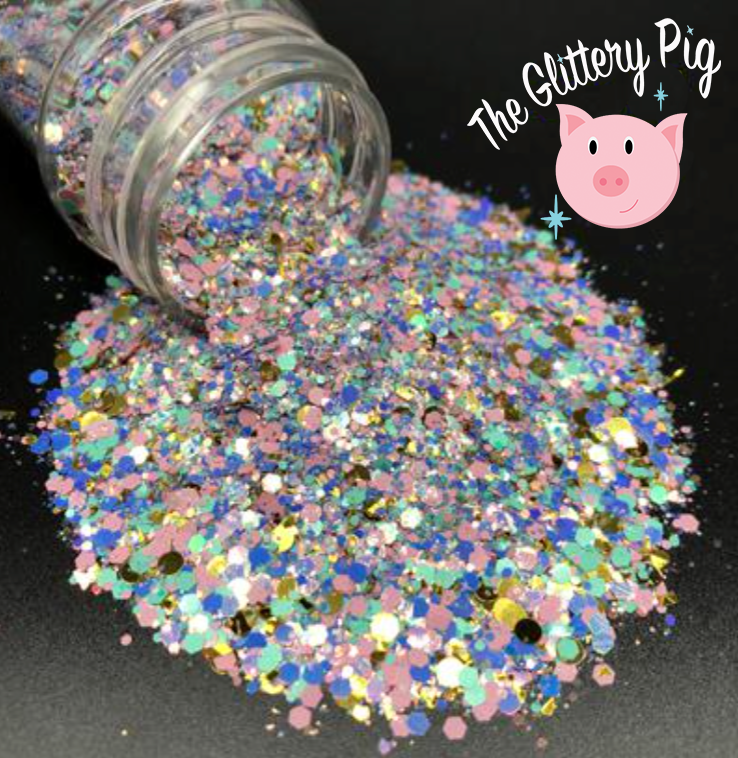 The Glittery Pig-Chunky Glitter