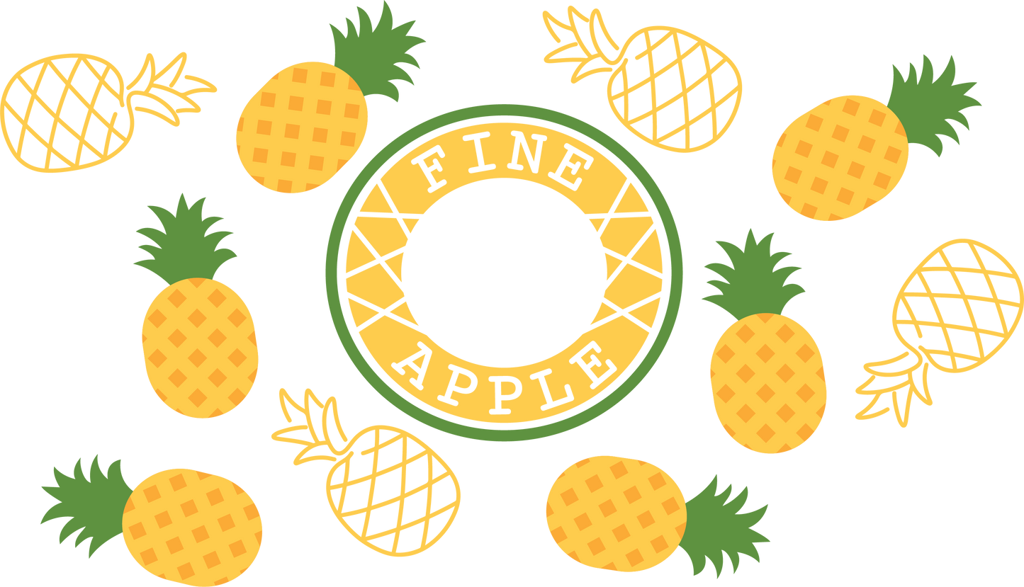 Pineapple Fine Apple -Cold Cup wrap